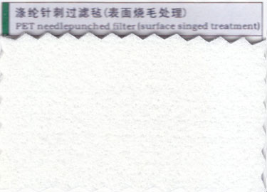 滌綸針刺過濾氈(表面燒毛處理)